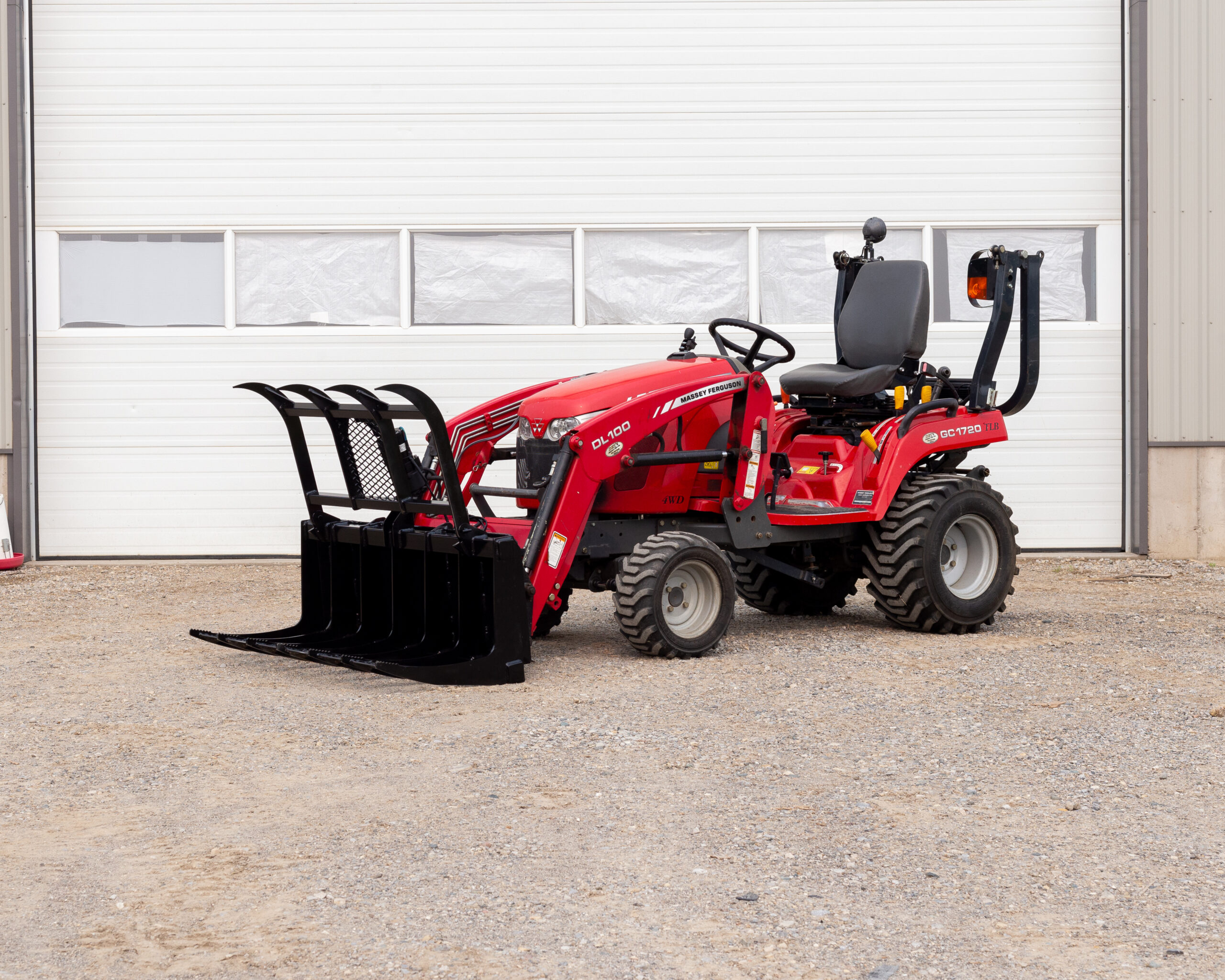 root grapple for compact tractor